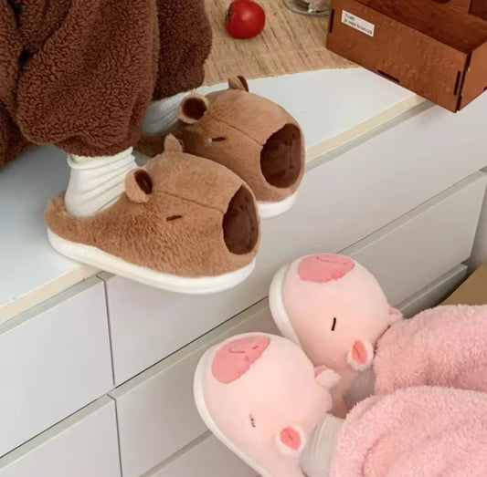 Capybara Slippers